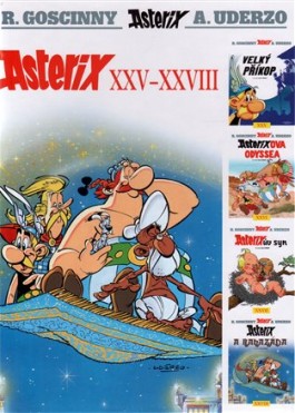 Asterix XXV-XXVIII, titulní obálka